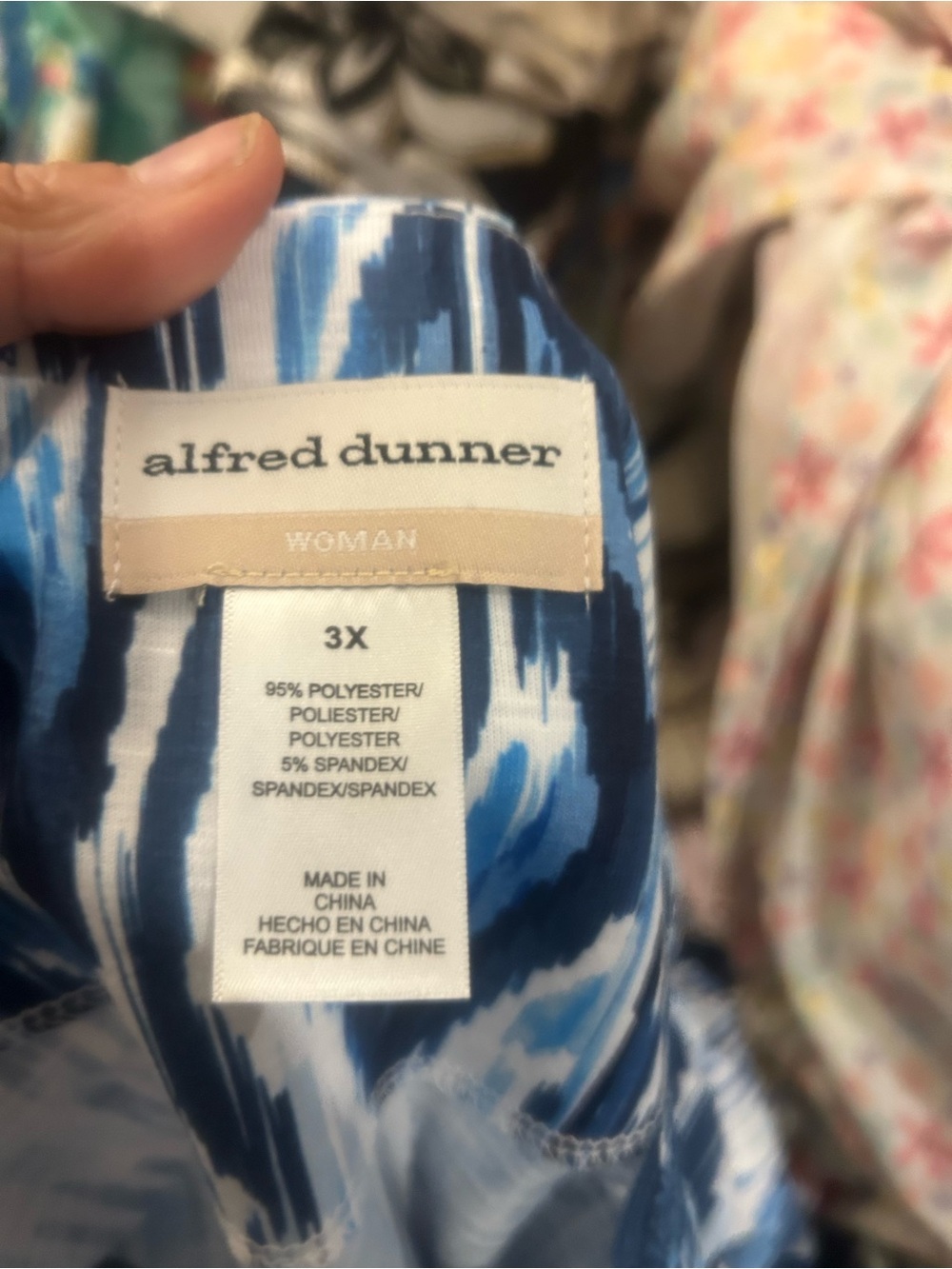 NWT Sz 3x Alfred Dunner mykonis top - Picture 4 of 5